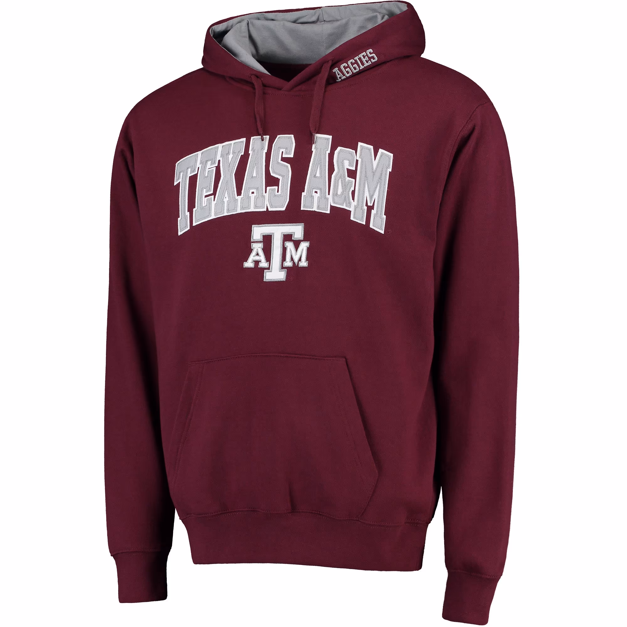 Men's Maroon Texas A&M Aggies Arch & Logo Pullover Hoodie